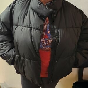 OLD NAVY Puffer BLACK jacket XXL